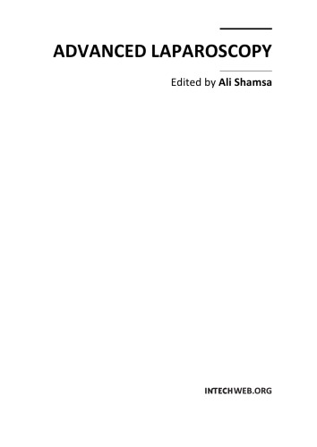 ﻿لاپاراسکوپی پیشرفته