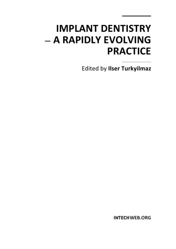 دندانپزشکی ایمپلنت - تمرین سریع در حال تکامل است
