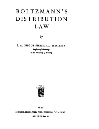 ﻿قانون توزیع بولتزمن