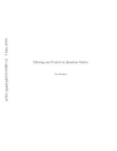 ﻿فیلتر کردن و کنترل در اپتیک کوانتوم