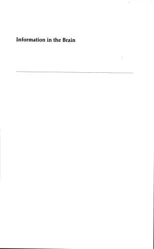 ﻿اطلاعات در مغز: دیدگاه مولکولی