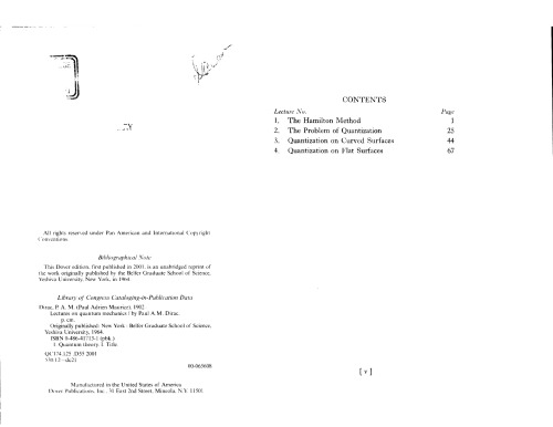 سخنرانی در مورد مکانیک کوانتومی
