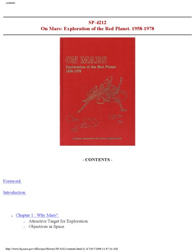 در مریخ: اکتشاف سیاره سرخ ، 1958-1978
