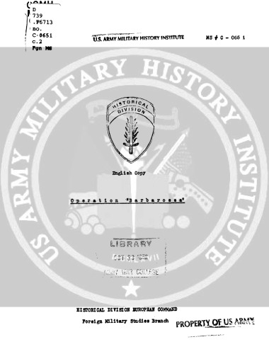 عملیات بارباروسا