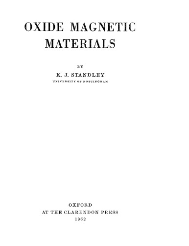 اکسید مواد مغناطیسی