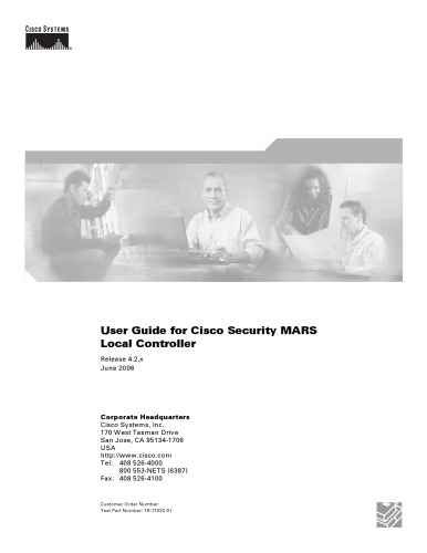﻿کاهش تهدیدات امنیتی و پاسخ: درک Cisco Security Mars (642-544)