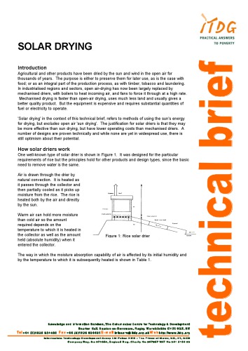 ﻿خشک کردن خورشیدی