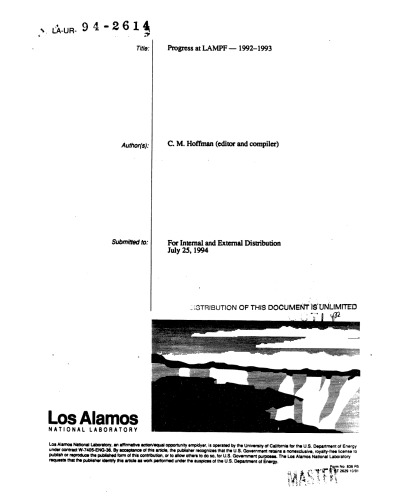 ﻿پیشرفت در LAMPF، 1992--1993