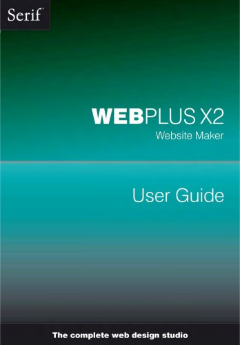 راهنمای کاربر WebPlus X2