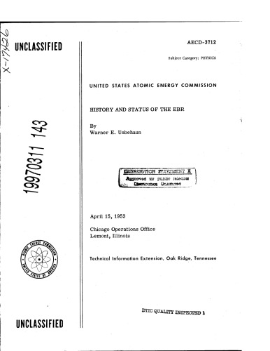 تاریخ و وضعیت EBR