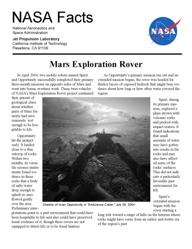 مجموعه پروژه مریخ Pathfinder، 1975-1998