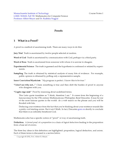 ﻿6.042J / 18.062J Mathematics for Computer Science (SMA 5512)، پاییز 2002