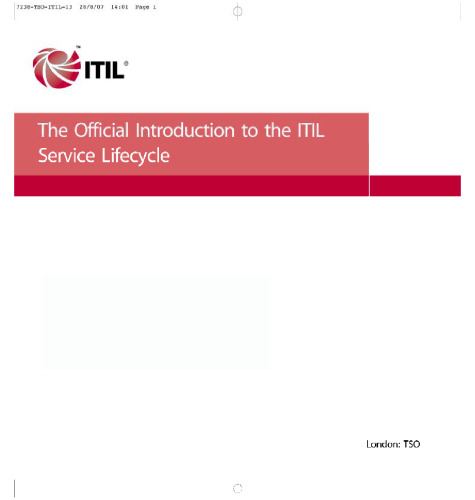 ﻿معرفی رسمی چرخه عمر سرویس ITIL