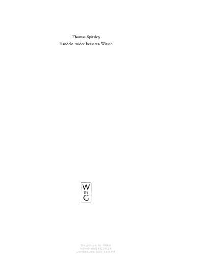 ﻿اقدام بر خلاف قضاوت بهتر ما: بحث در مورد مواضع کلاسیک