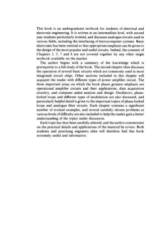 مدارها و سیستمهای الکترونیکی آنالوگ