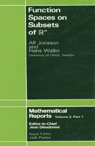 فضای عملکرد در زیر مجموعه های Rn