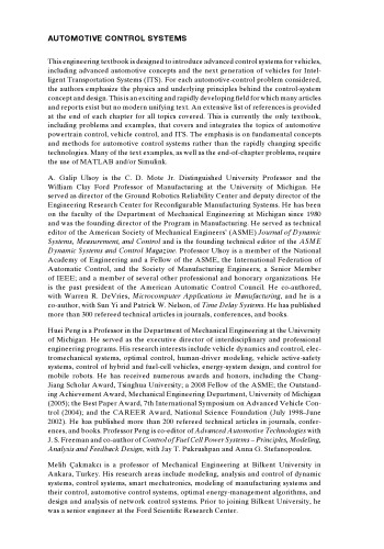 سیستم های کنترل اتومبیل