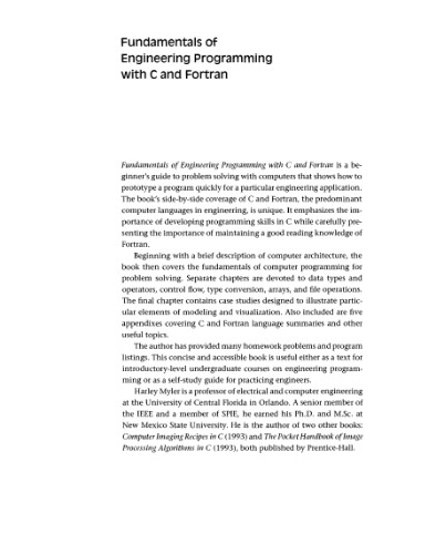 اصول برنامه نویسی مهندسی با C و Fortran [...] XD-US