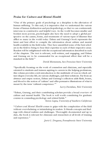 فرهنگ و سلامت روان: تأثیرات فرهنگی اجتماعی ، نظریه و عمل
