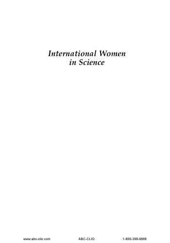 ﻿زنان بین المللی در علم: فرهنگ لغت بیوگرافی تا 1950