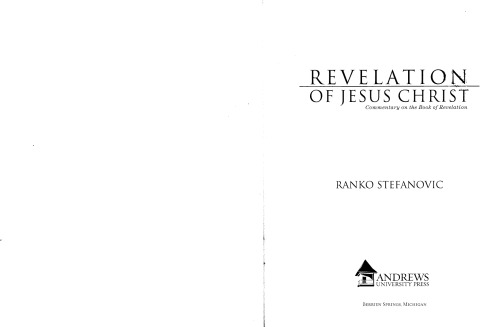 آشکارسازی عیسی مسیح: تفسیر کتاب آگاهی