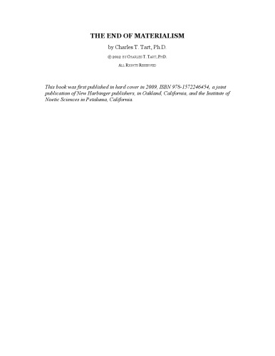 پایان ماتریالیسم: چگونه شواهدی از ماوراء الطبیعه ، علم و روح را به هم می رساند