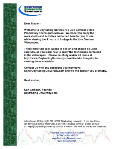 ﻿دانشگاه Daytrading - سمینار دو روزه دیتریدینگ پیشرفته