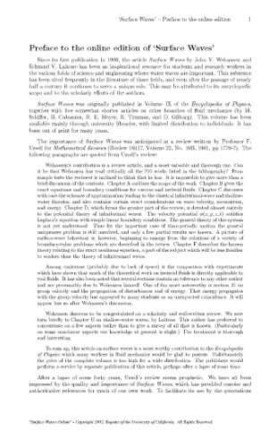 امواج سطح. با اراتا