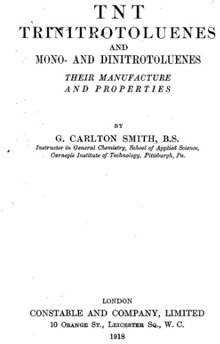 ترینیتروتوولوئن ها و مونو و دینیتروتولوئن ها. ساخت و خواص آنها