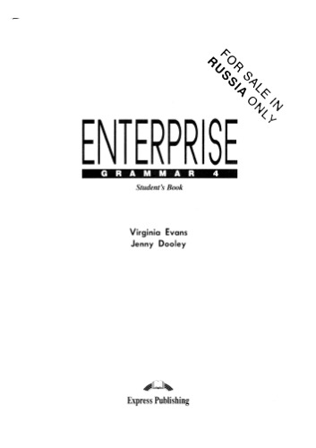 Enterprise Grammar 4 Student Student
