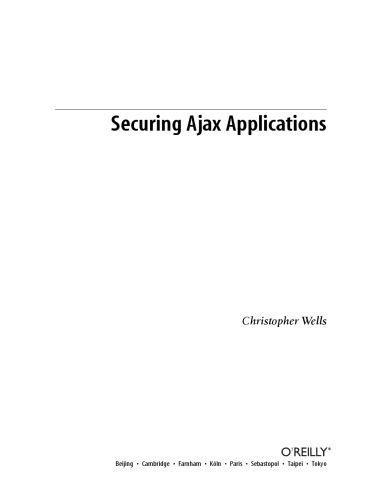 ﻿امنیت برنامه های Ajax: اطمینان از ایمنی وب پویا