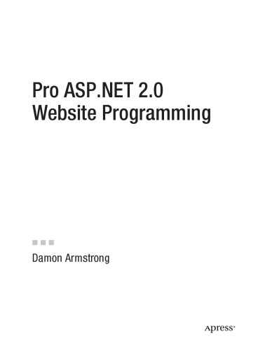 ﻿برنامه نویسی وب سایت Pro ASP.NET 2.0