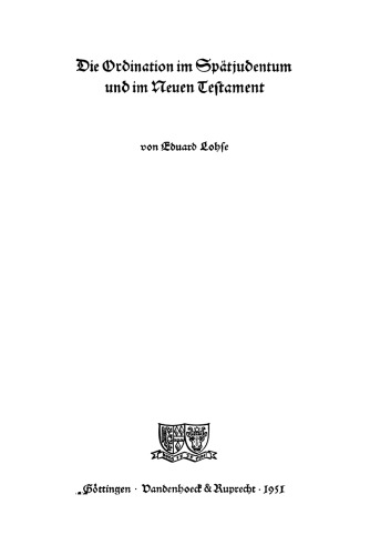حکم اواخر یهودیت و عهد جدید