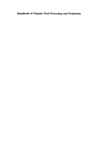 ﻿راهنمای فرآوری و تولید مواد غذایی ارگانیک