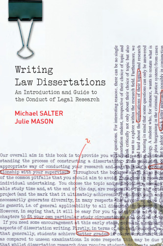 ﻿نوشتن رساله های حقوقی: مقدمه و راهنمای انجام تحقیقات حقوقی