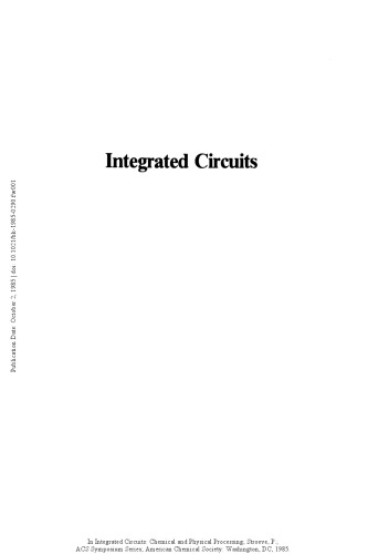 ﻿مدارهای مجتمع: پردازش شیمیایی و فیزیکی