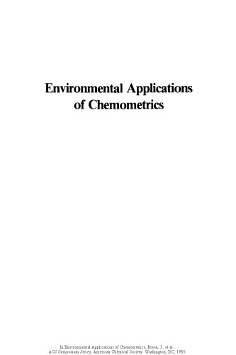 ﻿کاربردهای زیست محیطی شیمی سنجی