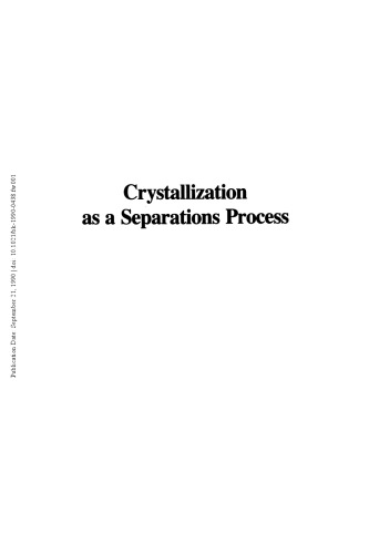 ﻿تبلور به عنوان یک فرآیند جداسازی