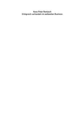 ﻿مذاکره موفقیت آمیز در تجارت جهانی: رفتار ، تاکتیک و استراتژی برای جلسات و سخنرانی های بین المللی