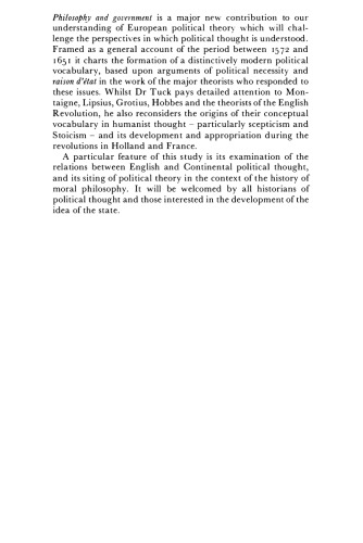 ﻿فلسفه و حکومت 1572-1651