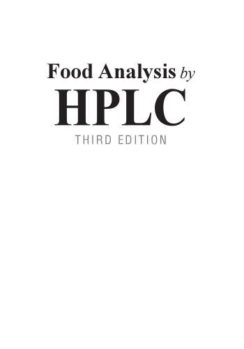 تجزیه و تحلیل مواد غذایی توسط HPLC