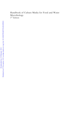 ﻿کتاب راهنمای فرهنگ فرهنگ برای میکروب شناسی غذا و آب