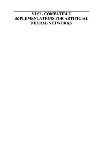 ﻿VLSI - پیاده سازی های سازگار برای شبکه های عصبی مصنوعی