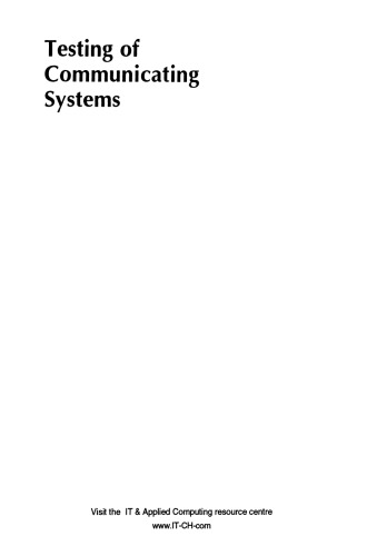 ﻿آزمایش سیستم های ارتباطی: دهمین کارگاه بین المللی IFIP TC6 در مورد آزمایش سیستم های ارتباطی ، 8-10 سپتامبر 1997 ، جزیره چجو ، کره