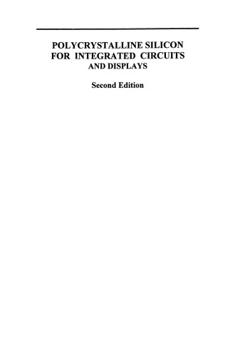 ﻿سیلیکون پلی کریستالی برای مدارهای مجتمع و نمایشگرها