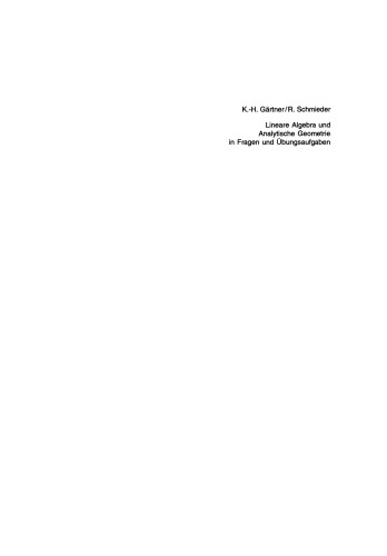 ﻿جبر خطی و هندسه تحلیلی در سوالات و تمرینات