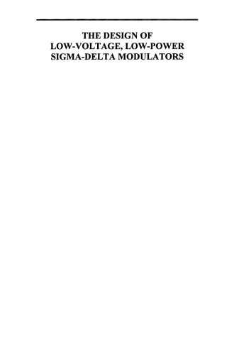 طراحی کم ولتاژ و کم قدرت Modulators سیگما دلتا