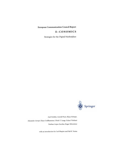 E-Conomics: استراتژی هایی برای بازار دیجیتال