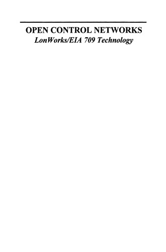 ﻿شبکه های کنترل باز: فناوری LonWorks/EIA 709