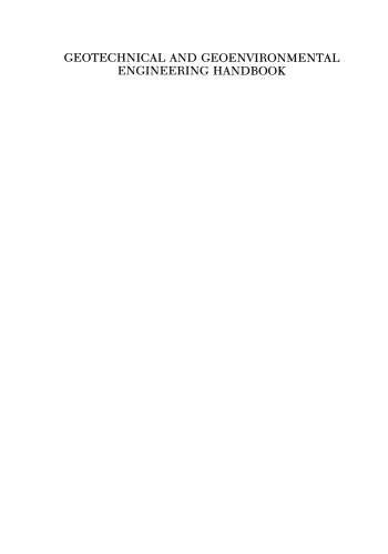 کتابچه راهنمای مهندسی ژئوتکنیک و ژئوشیمیایی